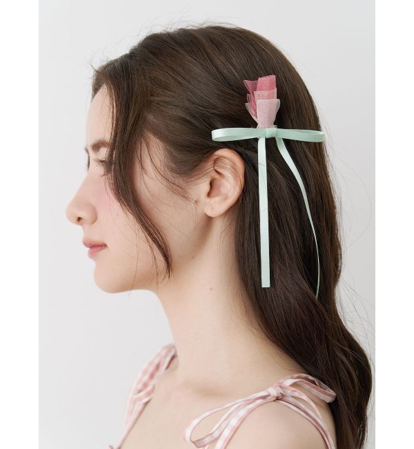CALNAMUR「SHEER TULIP HAIR PIN/シアーチューリップヘアピン」|その他|