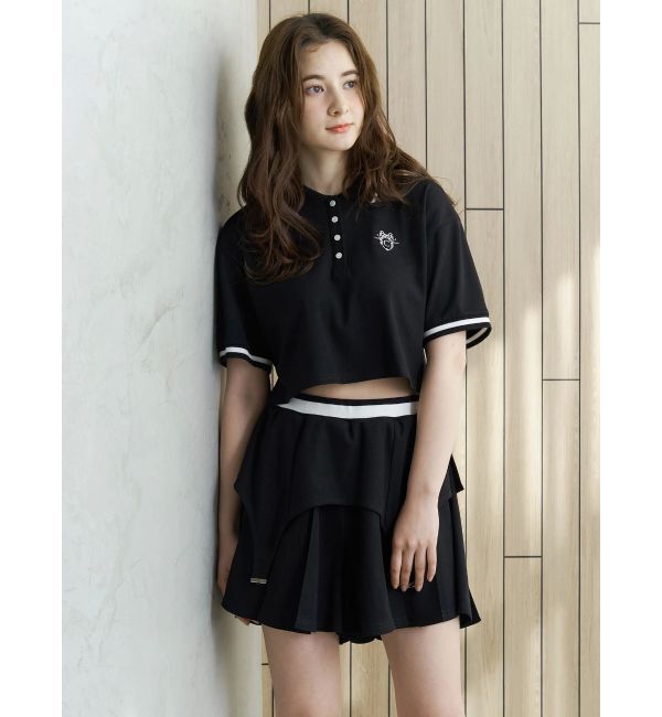 CALNAMUR「POLO&times;SK SET UP/ポロ&times;スカートセットアップ【セットアイテム】」|ワンピース|