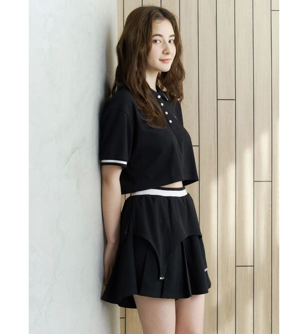 CALNAMUR「POLO&times;SK SET UP/ポロ&times;スカートセットアップ【セットアイテム】」|ワンピース|