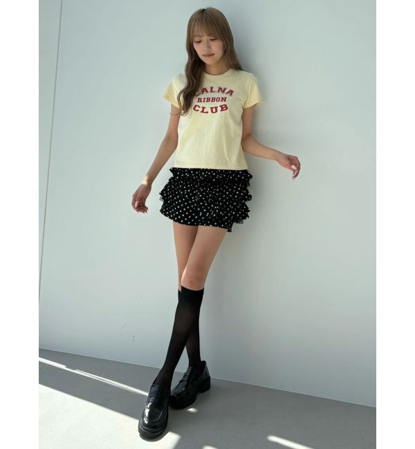 CALNAMUR「リボンクラブTシャツ」|Tシャツ・カットソー|