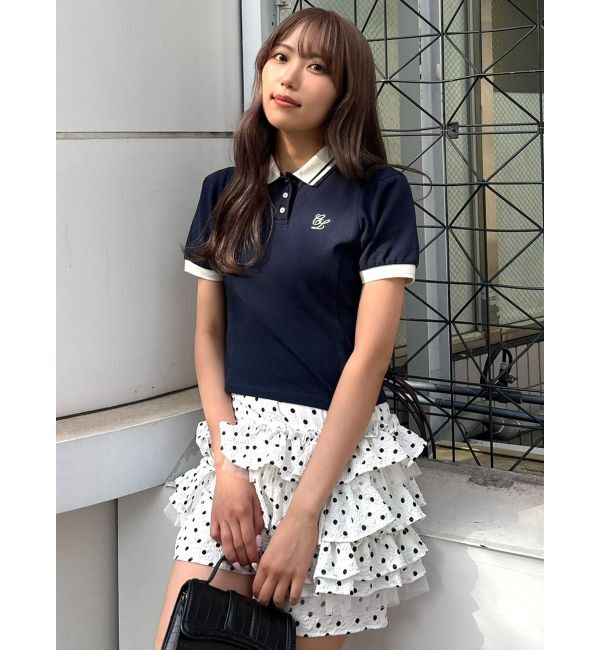 CALNAMUR「コンパクトポロカットソー」|Tシャツ・カットソー|