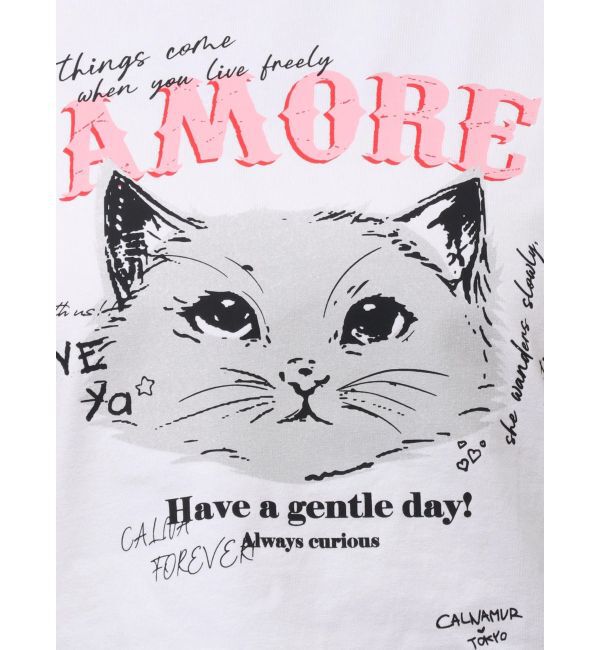 CALNAMUR「CAT Tシャツ」|Tシャツ・カットソー|