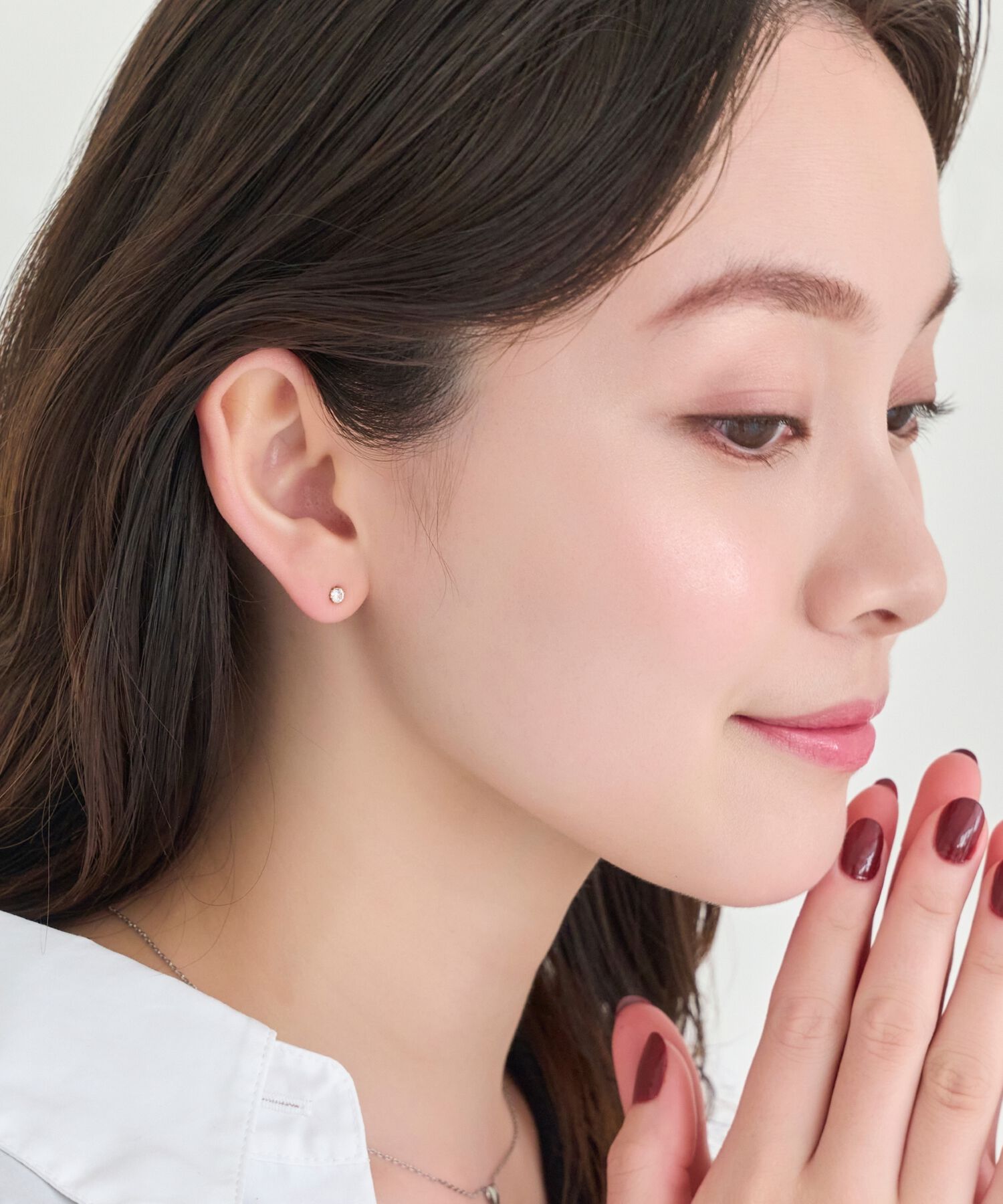 Phoebe「【金属アレルギー対応】ビジューピアス　ゴールド/サージカルステンレス（片耳）」|ピアス|