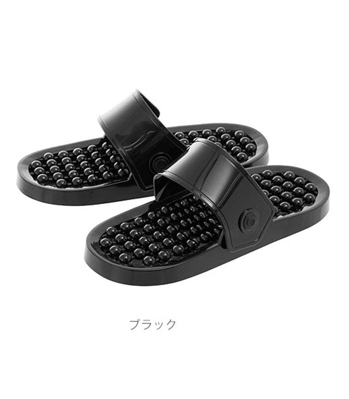 BACKYARD FAMILY「サンダル 通販 レディース メンズ スリッパ サンダル どっちも前 ぬぎっぱ つっかけ ぞうり」|サンダル|ブラック1