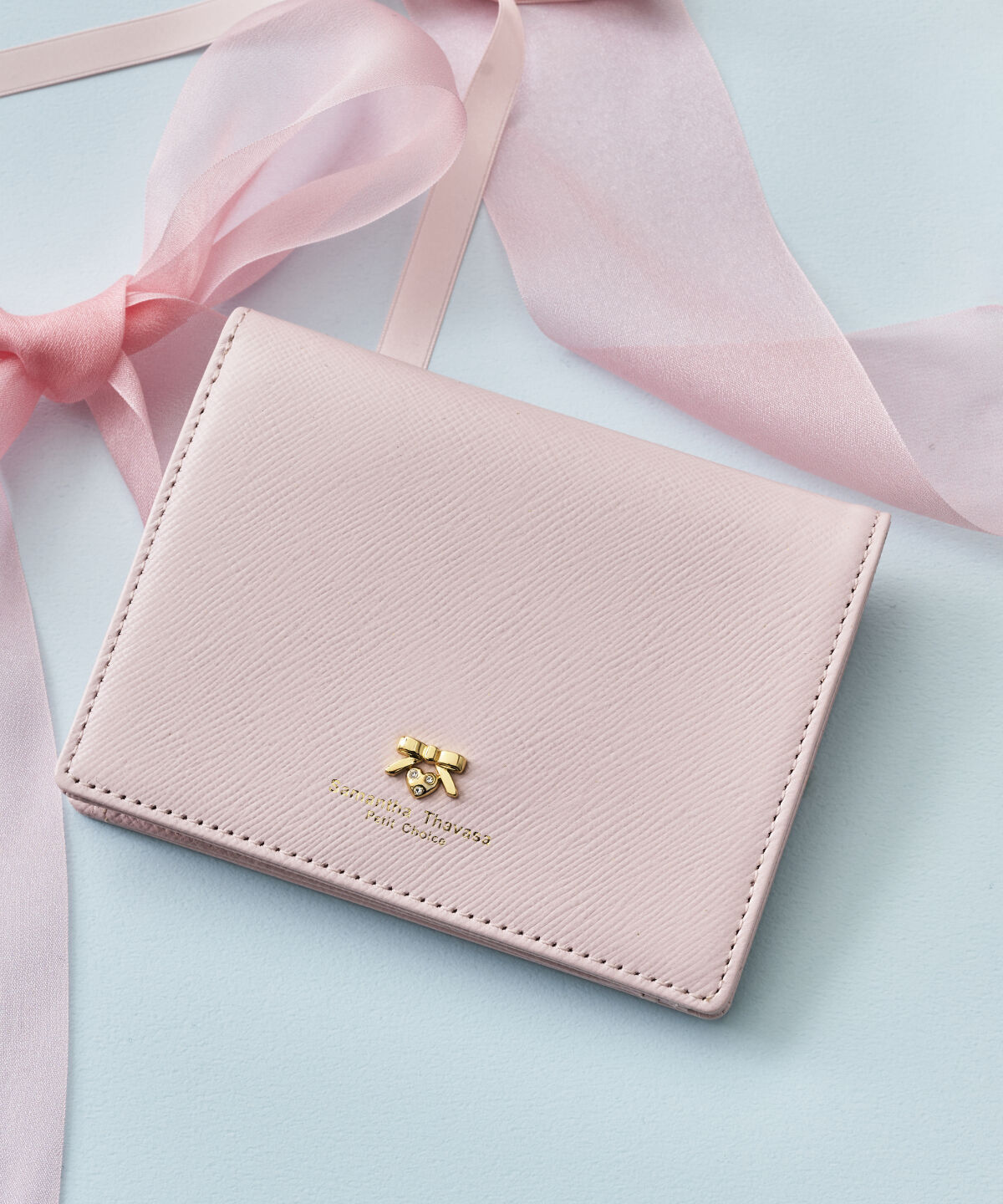 Samantha Thavasa Petit Choice「プチリボン薄マチ折財布」|財布|