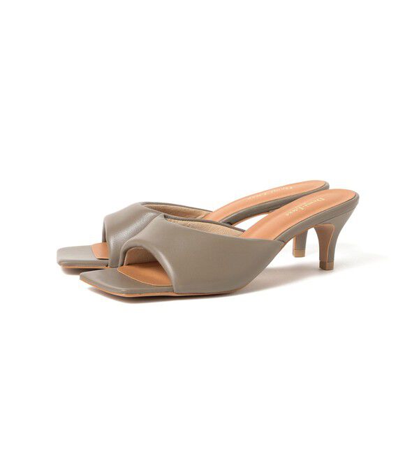 Demi-Luxe BEAMS 「スクエアパフサンダル .M」|サンダル|