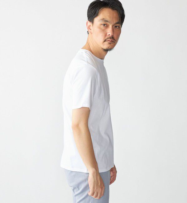 SHIPS「SHIPS: ALBINI クルーネック 無地 Tシャツ」|Tシャツ・カットソー|