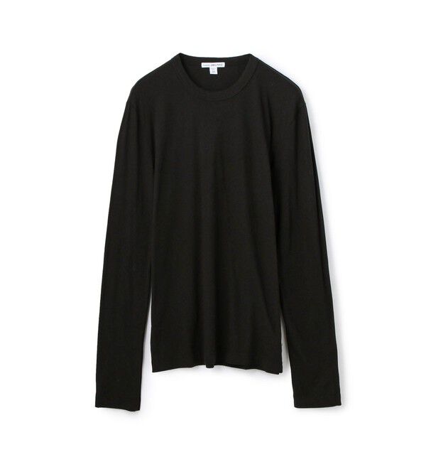 JAMES PERSE「クルーネック長袖Ｔシャツ MLJ3351」|Tシャツ・カットソー|ブラック