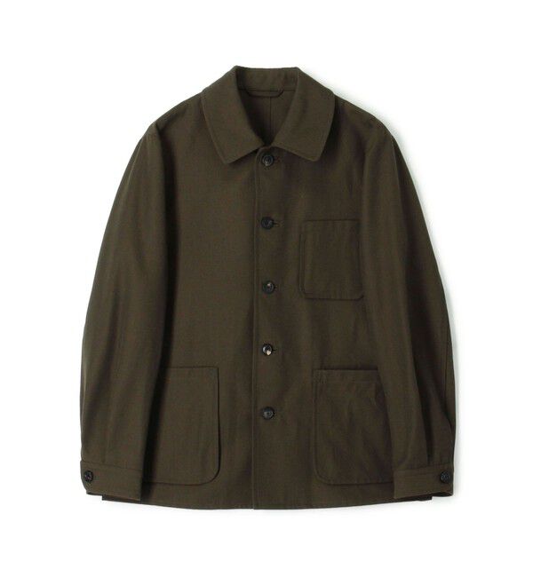 TOMORROWLAND MENS「ウールコットンギャバジン チョアジャケット TRENCH」|ブルゾン・スタジャン|57 カーキ