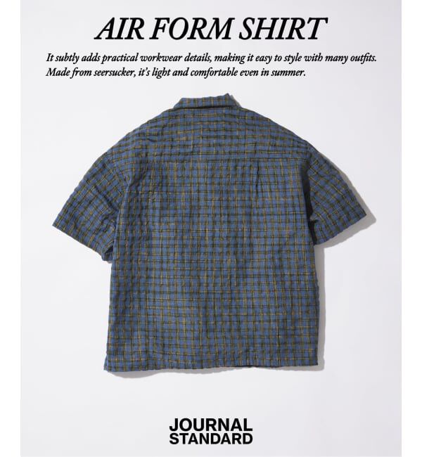 JOURNAL STANDARD「Airform / エアフォーム サッカー 半袖 シャツ」|シャツ・ブラウス|