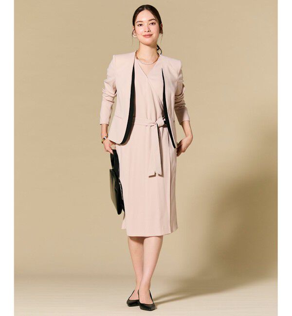 BEIGE,「【セットアップ対応】CINDY / ラップドレス」|ワンピース|