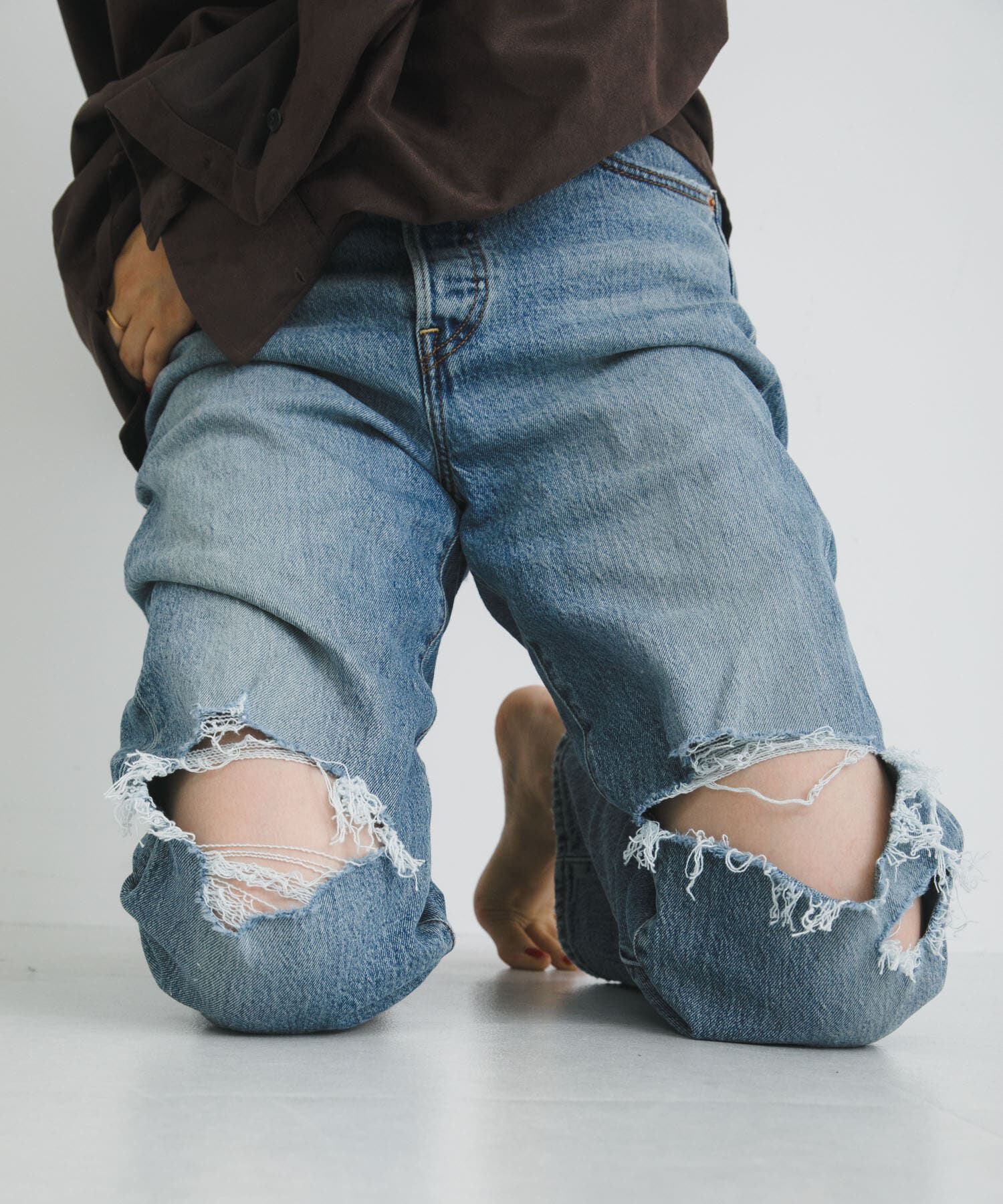 URBAN RESEARCH「Levi&rsquo;s　Exclusive RIBCAGE STRAIGHT ANKLE」|デニム|