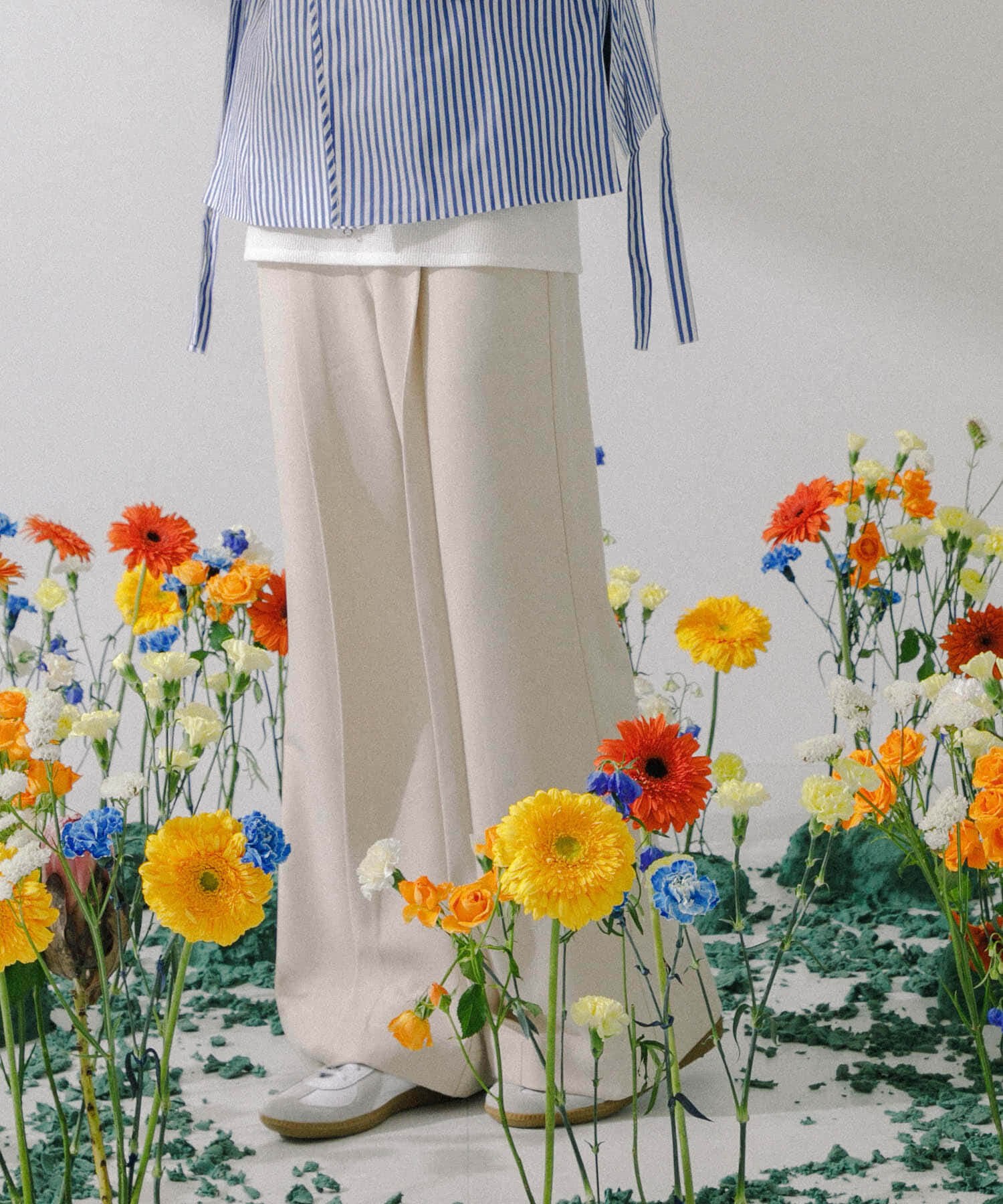 SENSE OF PLACE by URBAN RESEARCH「hxcyyd &times; SOP　セーラーフレアパンツ(UNISEX)」|その他|ベージュ
