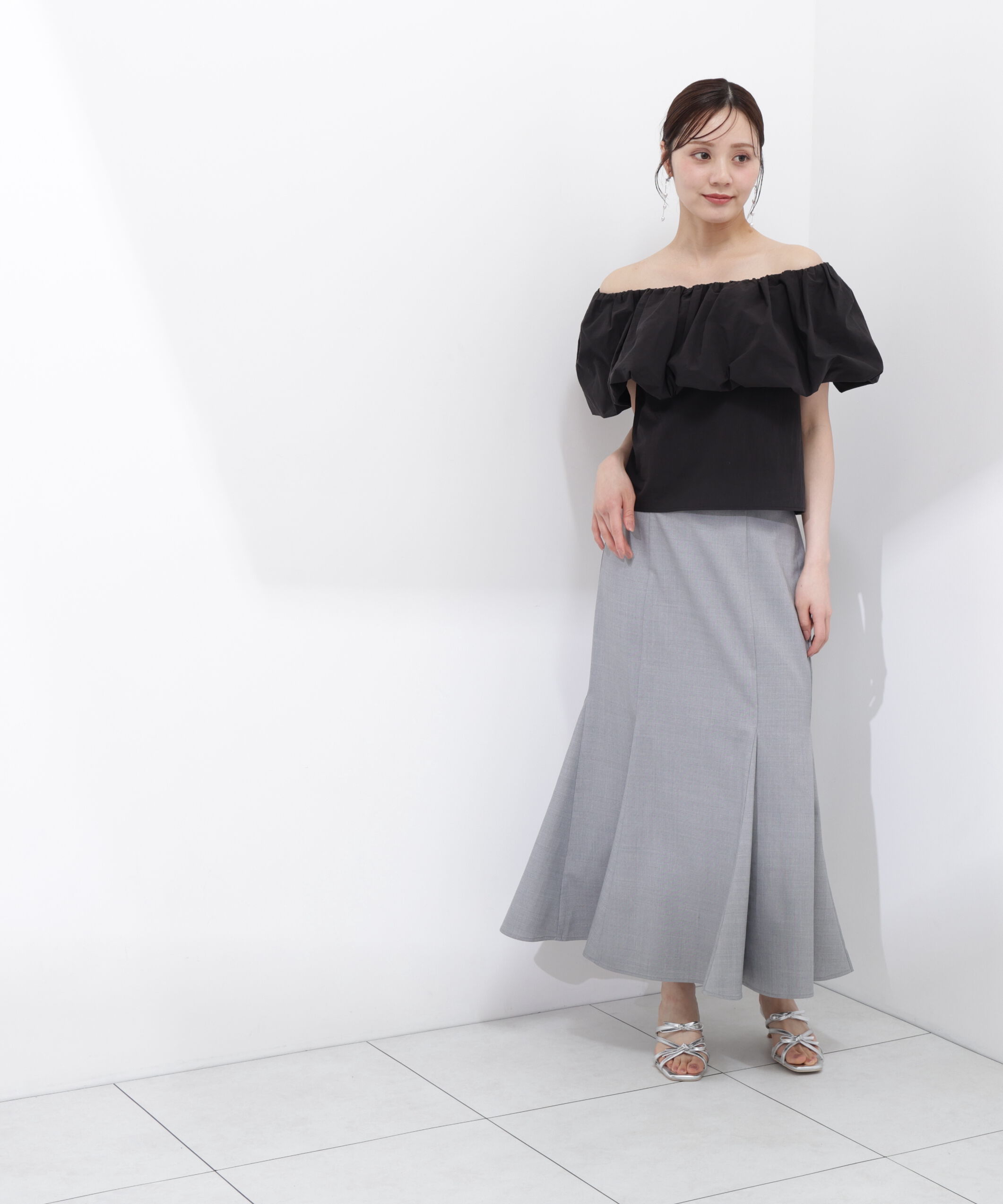 PROPORTION BODY DRESSING「ハイウエストマーメイドスカート」|スカート|