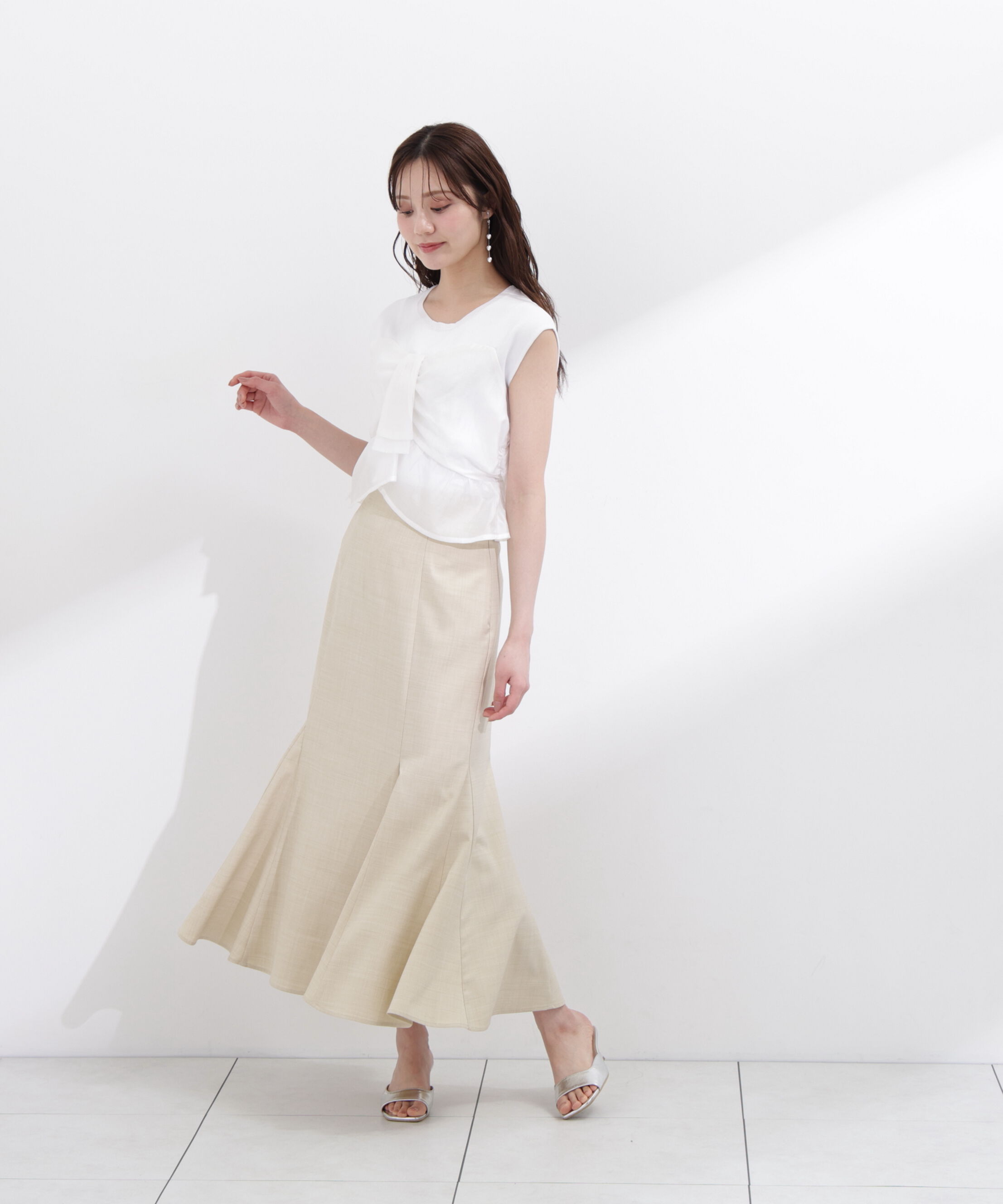 PROPORTION BODY DRESSING「ハイウエストマーメイドスカート」|スカート|