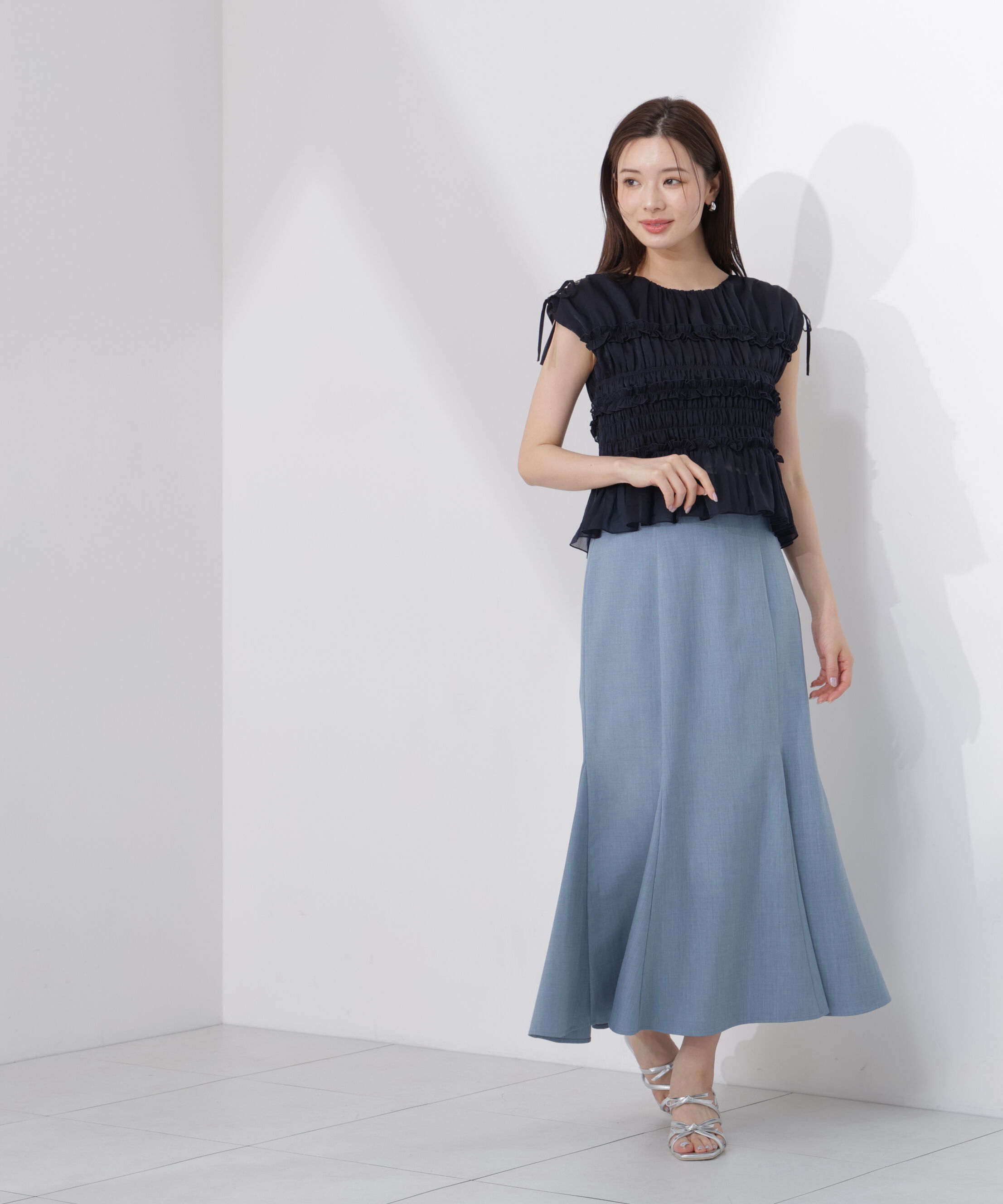 PROPORTION BODY DRESSING「ハイウエストマーメイドスカート」|スカート|