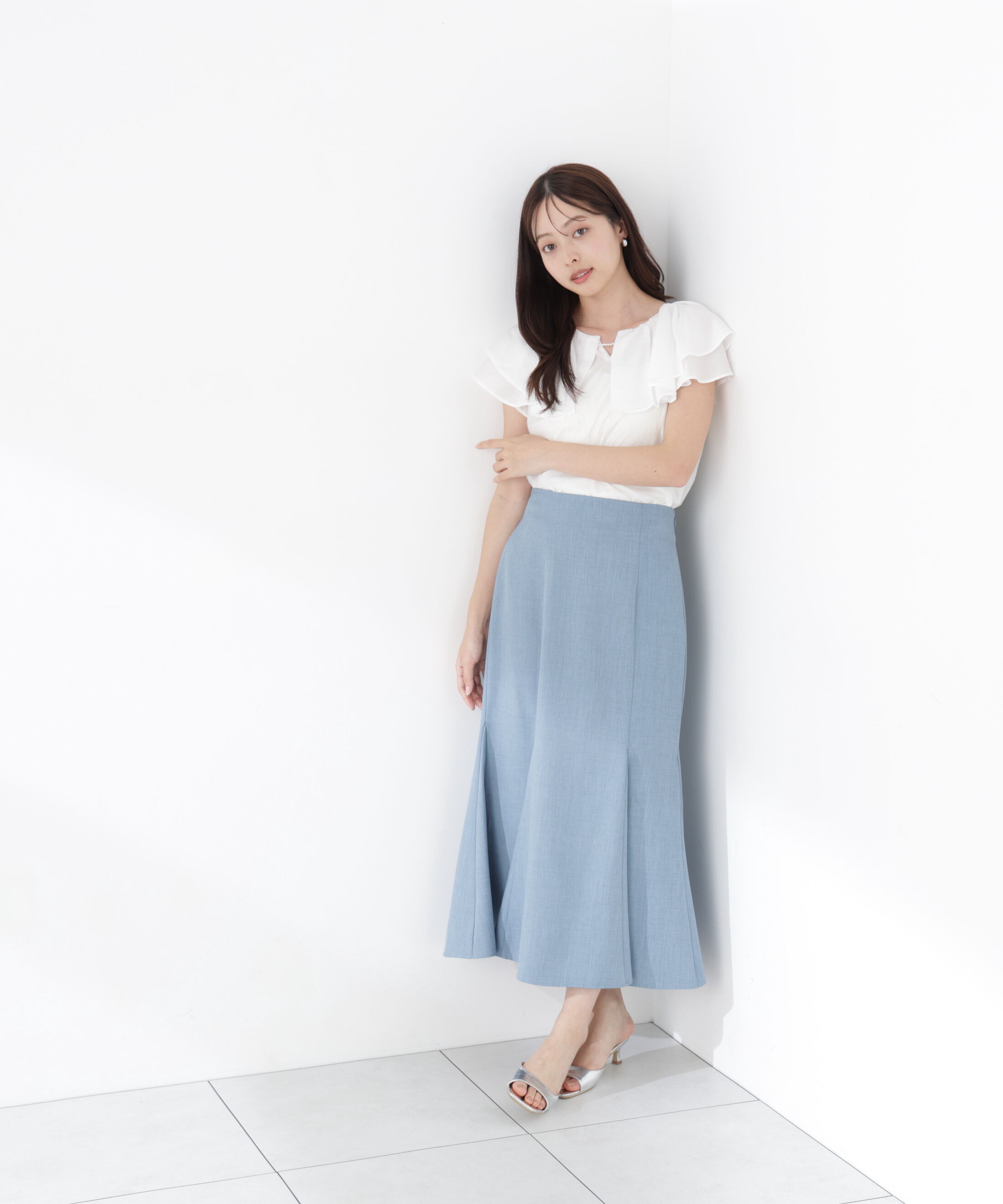 PROPORTION BODY DRESSING「ハイウエストマーメイドスカート」|スカート|