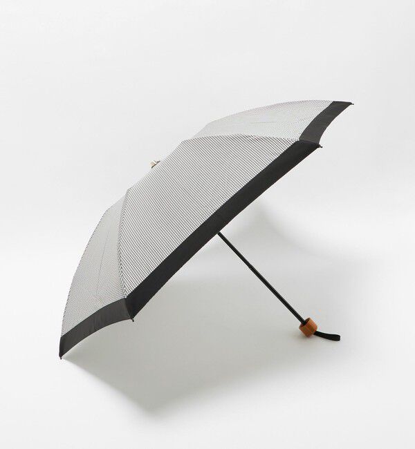 UNITED ARROWS「＜Athena New York＞CHK/CAMILA  晴雨兼用 折りたたみ傘」|傘|BLACK