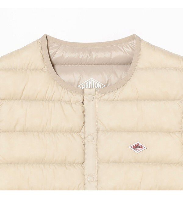 Ray BEAMS 「DANTON / CREWNECK INNER DOWN VEST（XS～M）」|ベスト・ジレ|