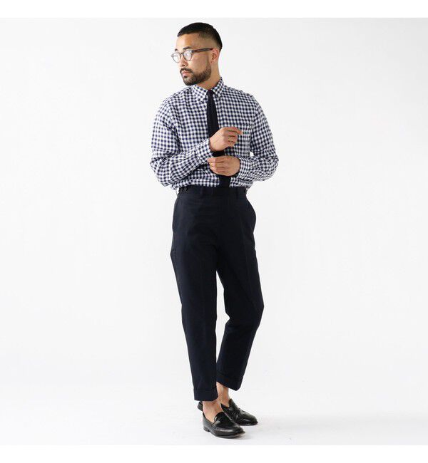 BEAMS PLUS「BEAMS PLUS｜B.D. Gingham Check Linen｜ボタンダウン｜麻｜シャリ感 涼感 涼しい｜チェック柄」|シャツ・ブラウス|