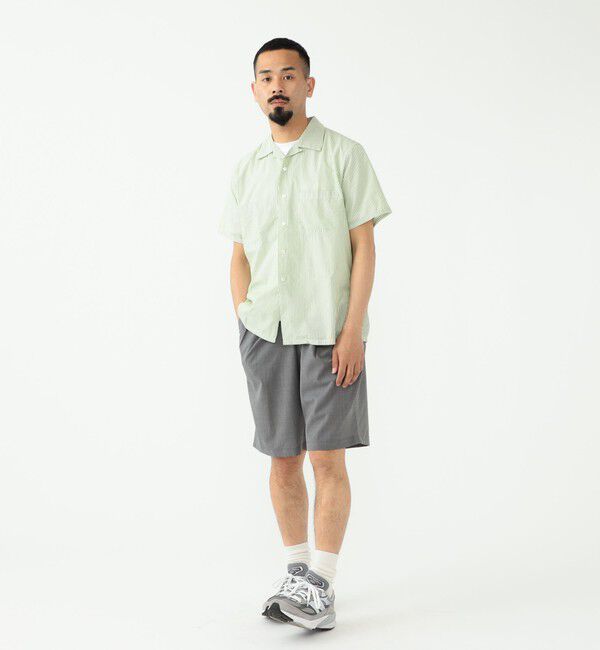 BEAMS「BEAMS PLUS｜2 Pleats Shorts Wool Tropical｜メンズ ショートパンツ ハーフパンツ｜ 通気性 涼感」|その他|