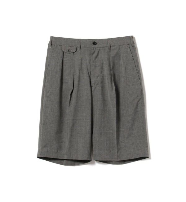 BEAMS「BEAMS PLUS｜2 Pleats Shorts Wool Tropical｜メンズ ショートパンツ ハーフパンツ｜ 通気性 涼感」|その他|