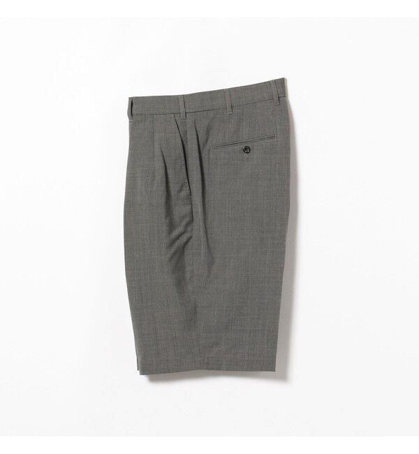 BEAMS「BEAMS PLUS｜2 Pleats Shorts Wool Tropical｜メンズ ショートパンツ ハーフパンツ｜ 通気性 涼感」|その他|