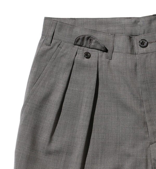 BEAMS「BEAMS PLUS｜2 Pleats Shorts Wool Tropical｜メンズ ショートパンツ ハーフパンツ｜ 通気性 涼感」|その他|