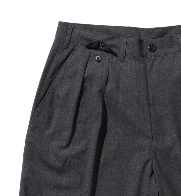 BEAMS「BEAMS PLUS｜2 Pleats Shorts Wool Tropical｜メンズ ショートパンツ ハーフパンツ｜ 通気性 涼感」|その他|