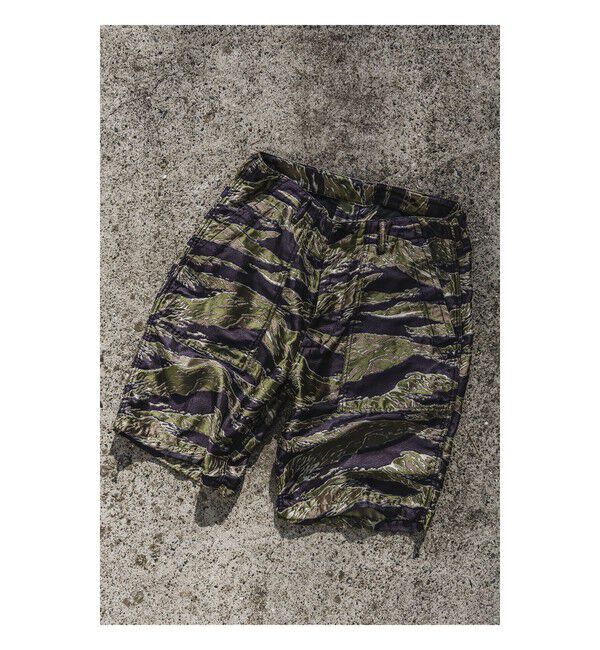 BEAMS PLUS「MIL Utility Shorts Tiger Stripe Mesh Jacquard」|その他|