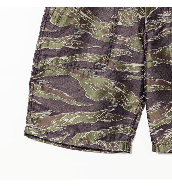 BEAMS PLUS「MIL Utility Shorts Tiger Stripe Mesh Jacquard」|その他|