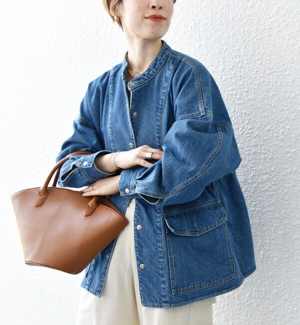 SHIPS any「SHIPS any: デニム ワーク ジャケット［SHIPS any DENIM］」|デニムジャケット|ブルー