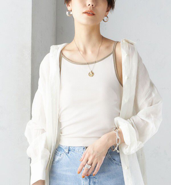 SHIPS for women「〈手洗い可能〉カップ付き キャミソール ◇」|インナー|ベージュ