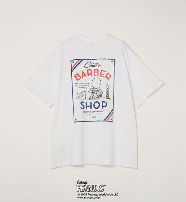 SHIPS any「SHIPS any: SNOOPY コラボ カルチャー グラフィック バック プリント Tシャツ◆」|Tシャツ・カットソー|