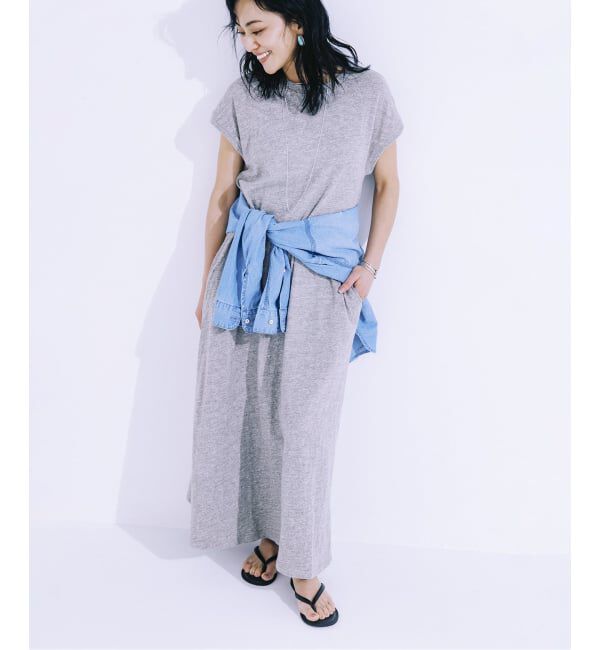 OUTDOOR PRODUCTS Usual Things「WEB限定追加 Cozue Ninomiya ex スラブストレッチワンピース」|ワンピース|