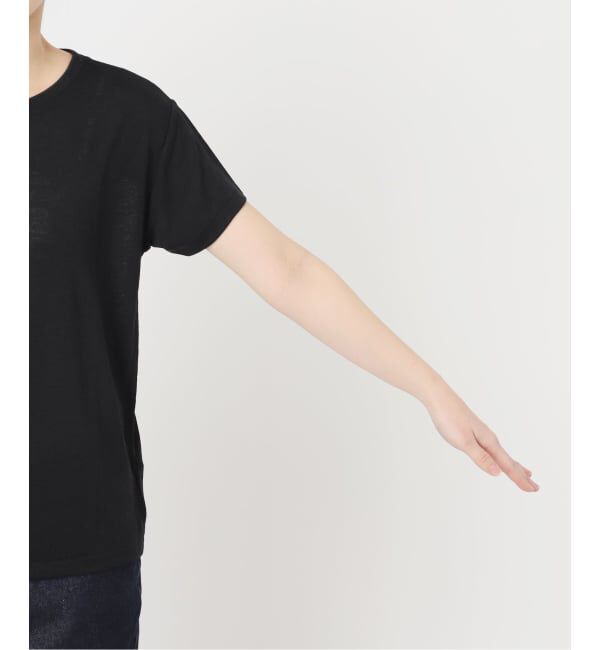 SLOBE IENA「《追加》スラブ天竺5分袖TEE」|Tシャツ・カットソー|