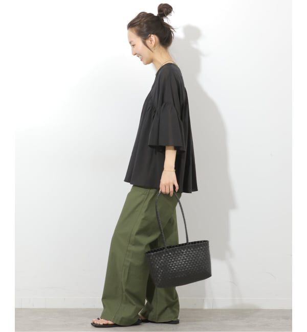 JOURNAL STANDARD relume「コットンギャザーフレアブラウス」|シャツ・ブラウス|