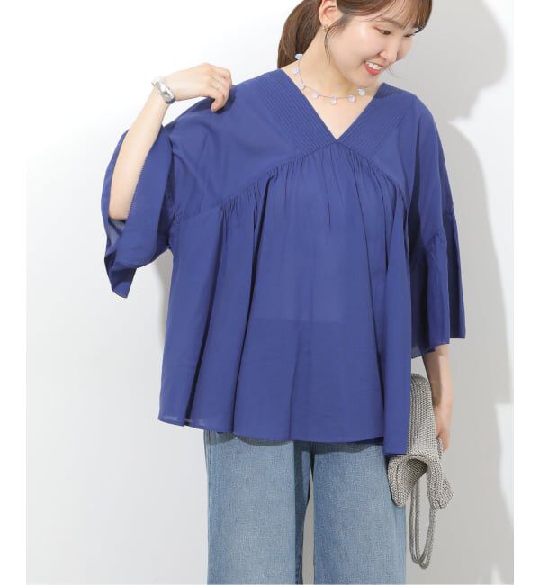 JOURNAL STANDARD relume「コットンギャザーフレアブラウス」|シャツ・ブラウス|