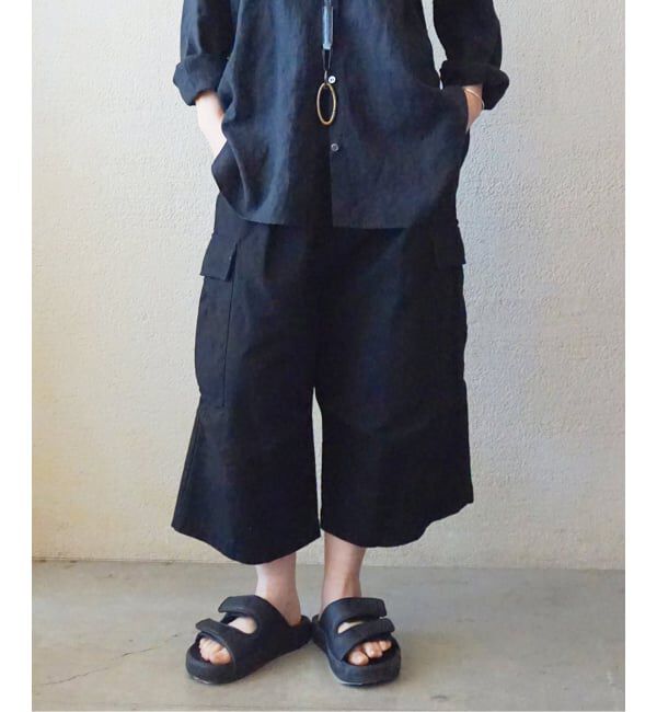 journal standard luxe「オックスワッシャー カーゴパンツ」|カーゴ|ブラック