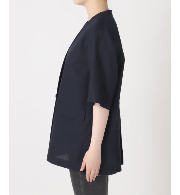 JOURNAL STANDARD relume「《予約》［手洗い可］リネンコットンハーフスリーブジャケット」|その他|