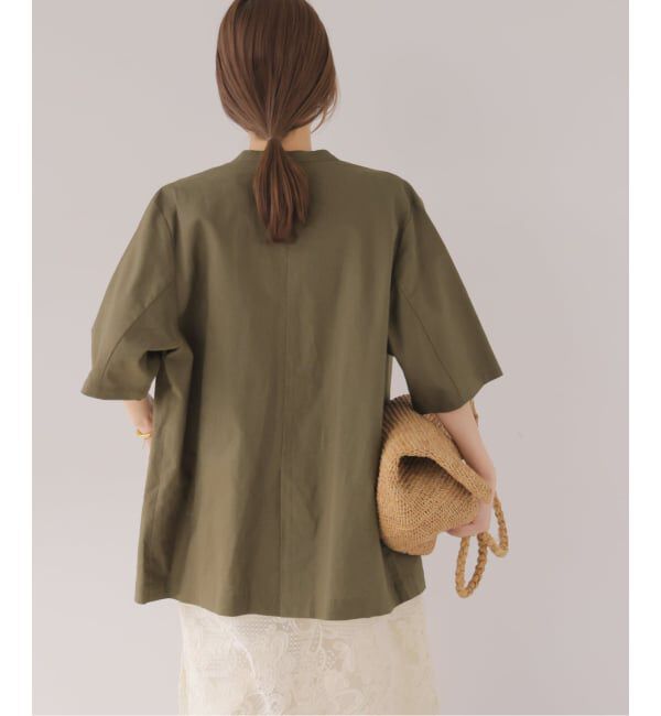 JOURNAL STANDARD relume「《予約》［手洗い可］リネンコットンハーフスリーブジャケット」|その他|