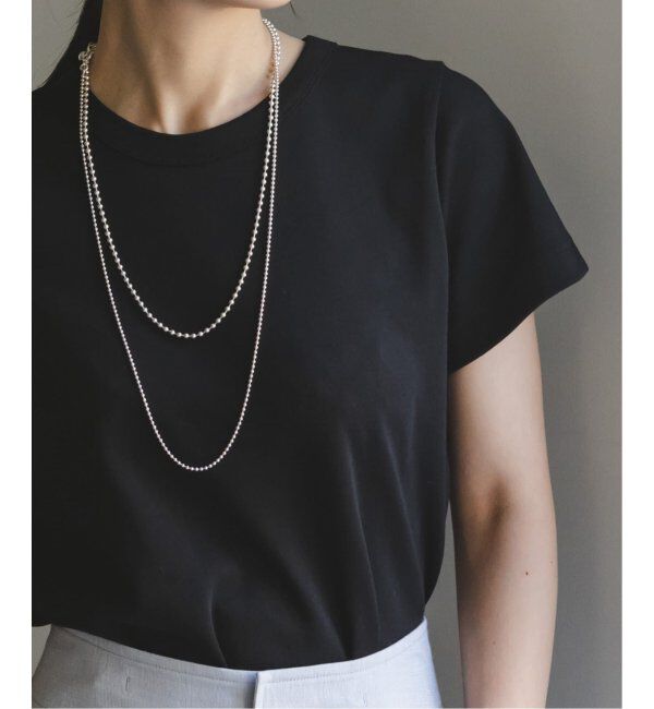 NOBLE「《追加》スビンコットンスムースコンパクトTシャツ 2」|Tシャツ・カットソー|