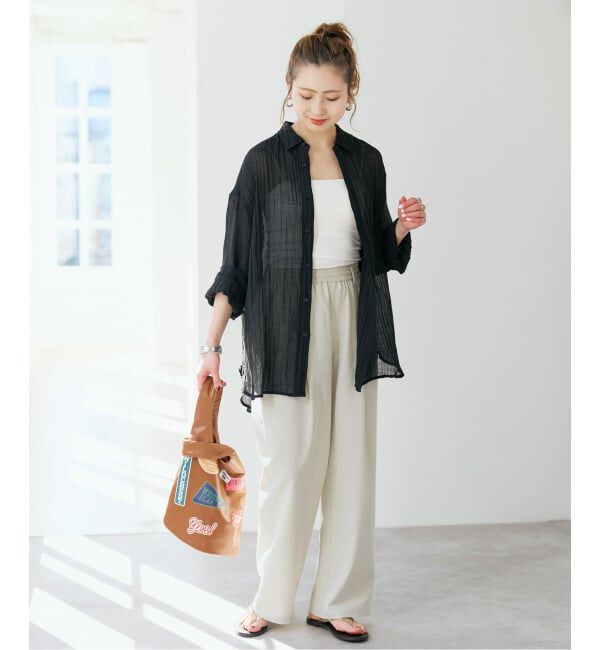 Spick and Span「リラックスイージーチノパンツ」|スラックス|