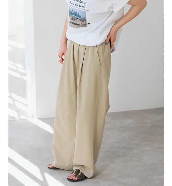 Spick and Span「リラックスイージーチノパンツ」|スラックス|