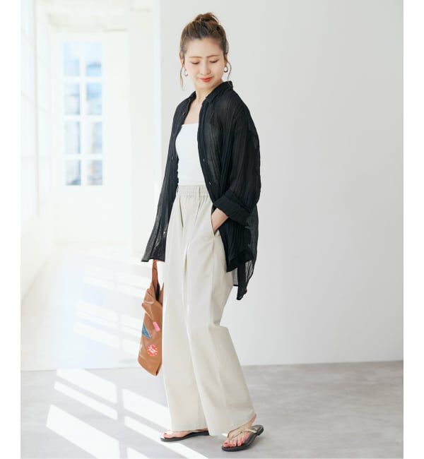 Spick and Span「リラックスイージーチノパンツ」|スラックス|