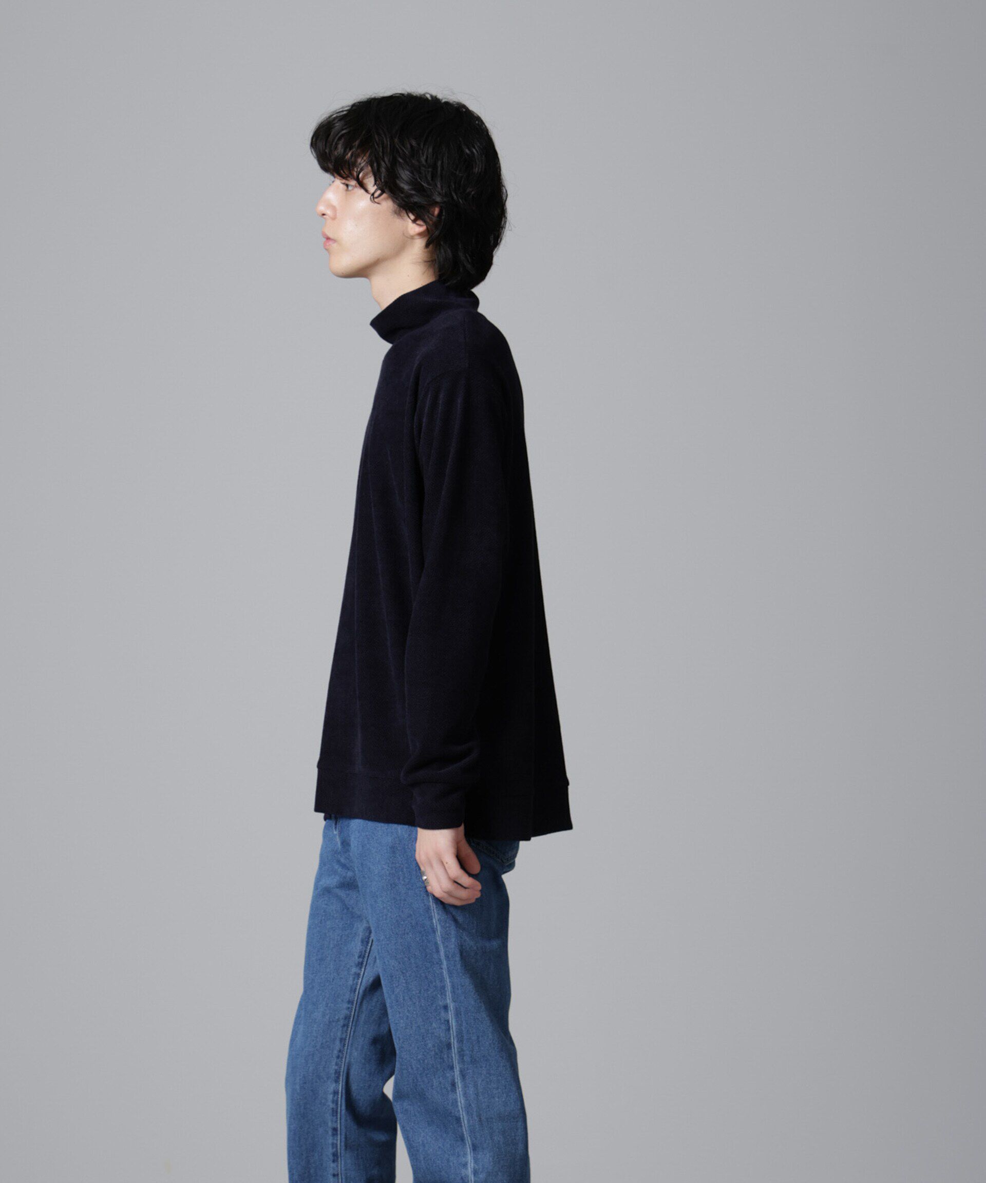 nano･universe「モールライクハイネックプルオーバー 長袖」|Tシャツ・カットソー|