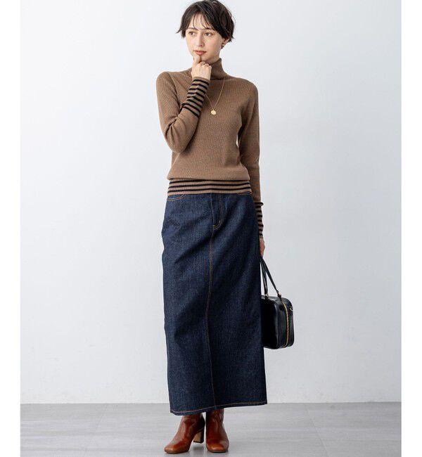 23区「【Oggi3月号掲載/新色追加/洗える】23区DENIM ストレッチ デニムスカート」|スカート|