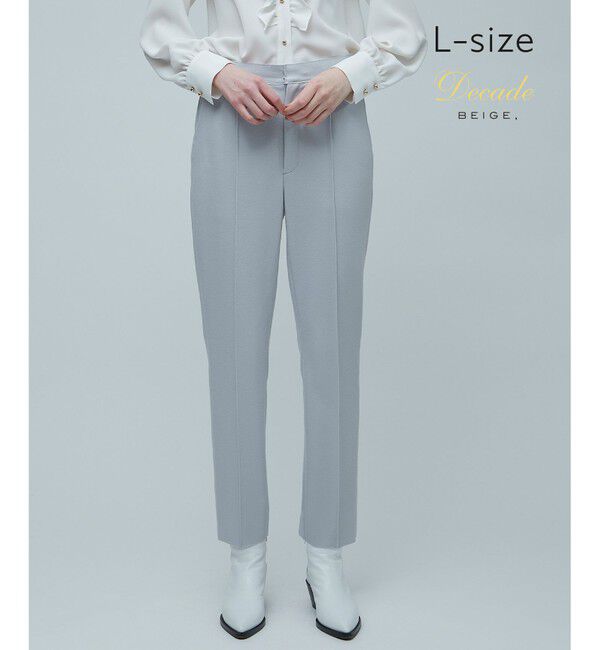 BEIGE,「【L-size】CORBY / クロップドパンツ」|スラックス|Sax