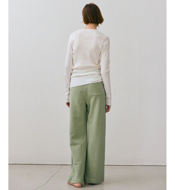 BEIGE,「【BEIGE,ecru/WEB限定・洗える】LOOP BACK / コットンワイドストレートパンツ」|その他|