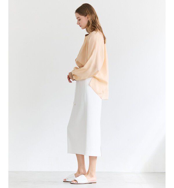 BEIGE,「【人気シリーズ】RUE / ドライタッチイージーIラインスカート」|スカート|